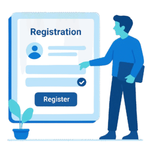 postać zapisuje się do projektu na otrzymanie strony internetowej